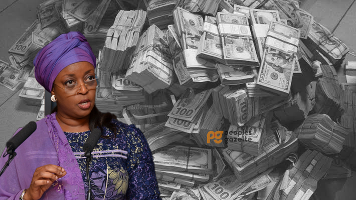 Alison and stash of dollars