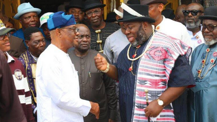 Nyesom Wike and Asari Dokubo