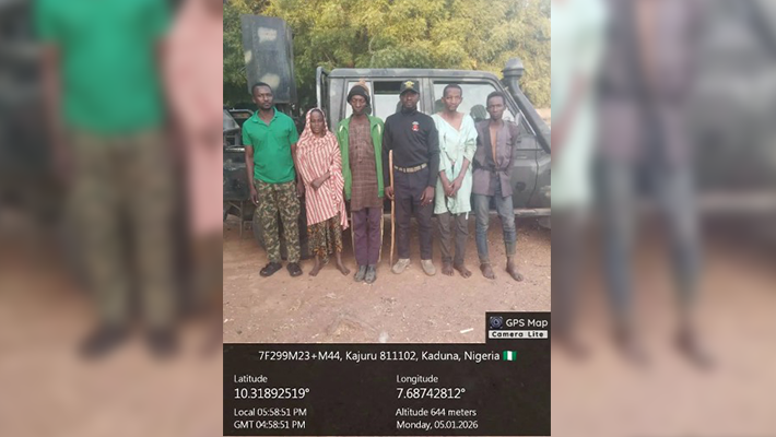 Six kidnapped victims