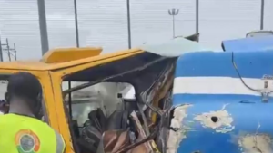 Multiple-vehicle crash