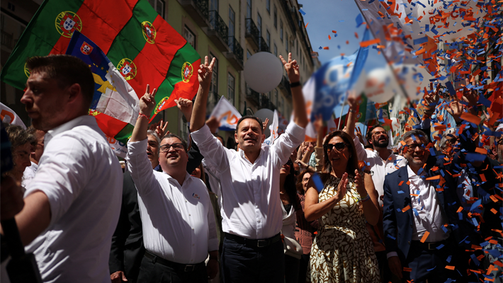 Political rally in Portugal