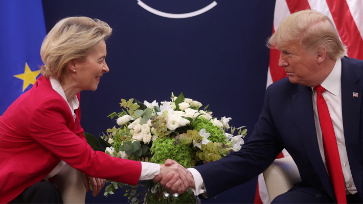 Ursula von der Leyen, Donald Trump