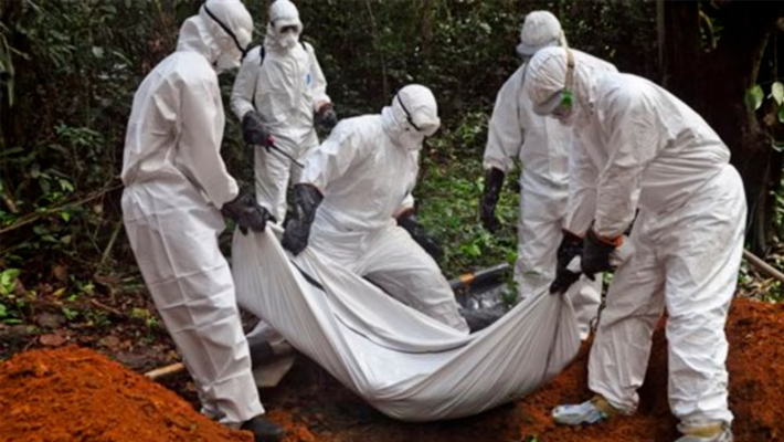 Burial of Ebola victims