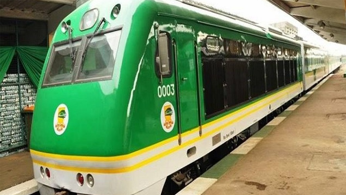 A Train station in Nigeria used to illustrate the story