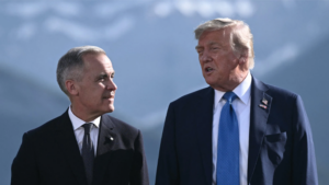 Mark Carney and Donald Trump