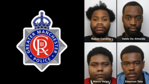 Fleeing crime group members