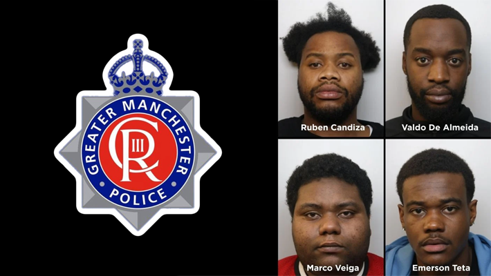 Fleeing crime group members
