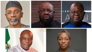 Femi Gbajabiamila, Aloysius Ejimakor, Owolabi Salis, Neda Imasuen, NBA president Oyinkansola Badejo-Okusanya