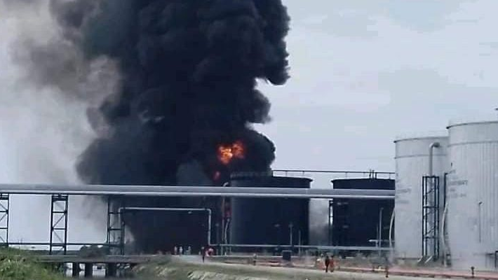 Dangote refinery fire