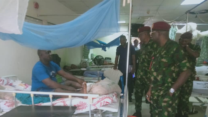 Soldiers in hospital