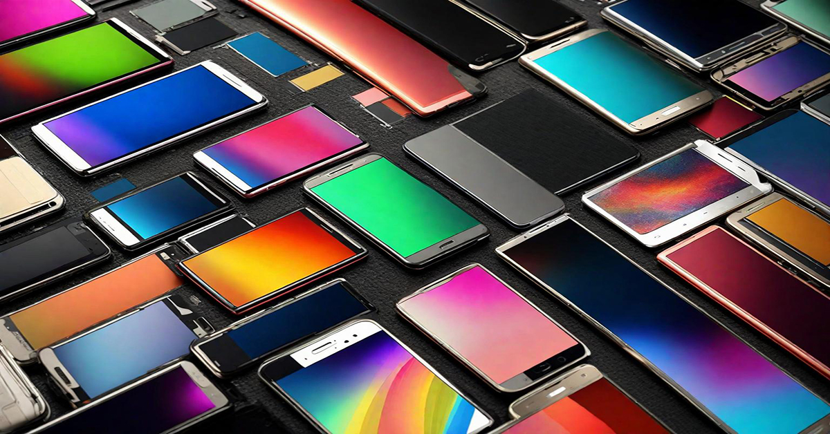 Collage of phones