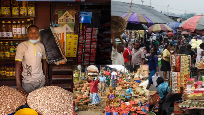 Foodstuff market in Aba, Umuahi, Owerri