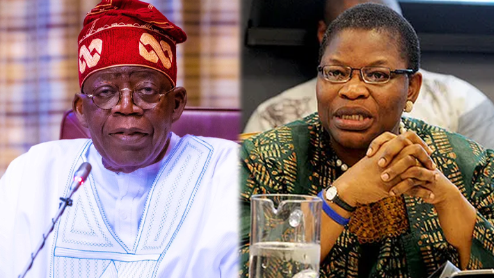 Bola Tinubu and Oby Ezekwesili