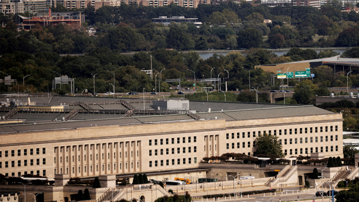 The U.S Pentagon building in Arlington, Virginia