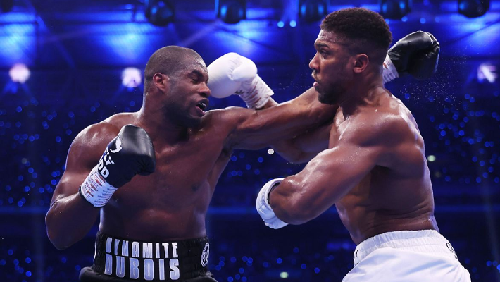 Anthony Joshua and Daniel Dubois
