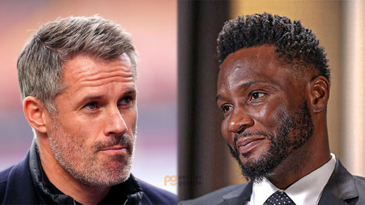 Jamie Carragher and Mike Obi
