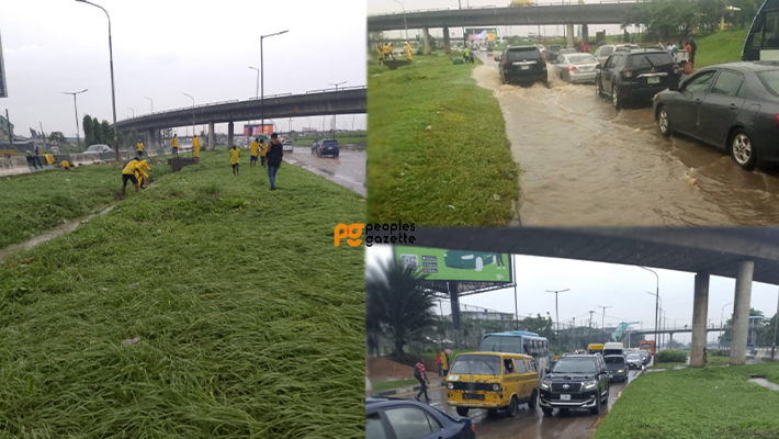 Lagos Ministry of Environment clears flood on Iyana-Oworo