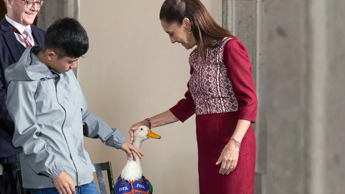 Claudia Sheinbaum met with Merlin