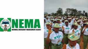 NEMA logo and corps members