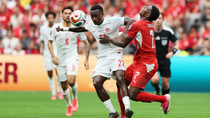 Canada and Switzerland players