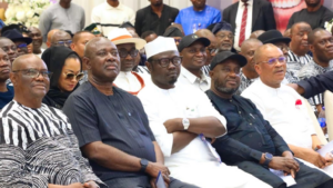 Nyesom Wike and others at Dan Orbih tribute