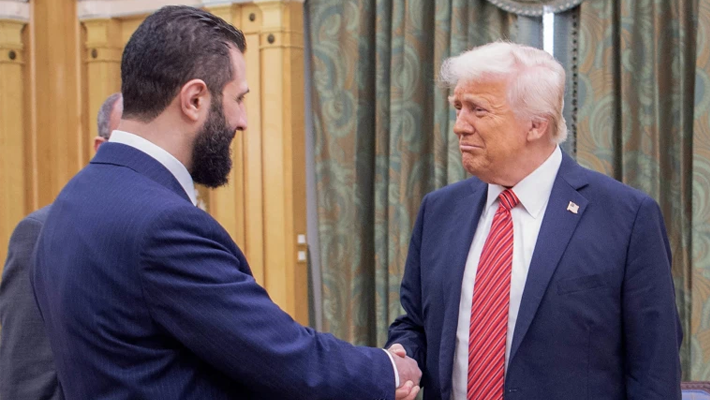 Trump with al-Sharaa