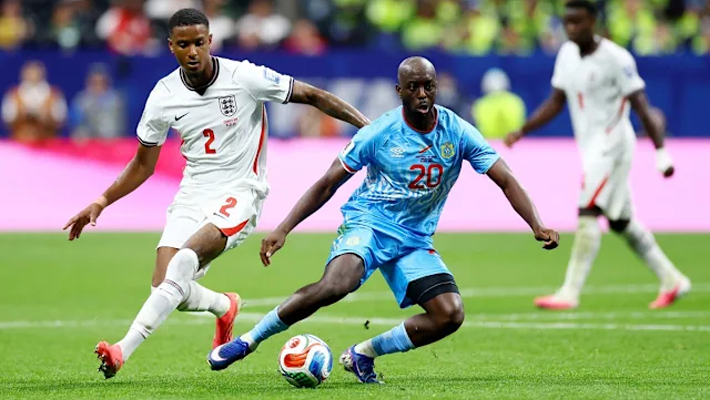 Three Lions of England vs DR Congo.