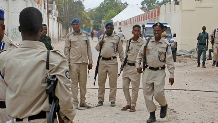 Somali police