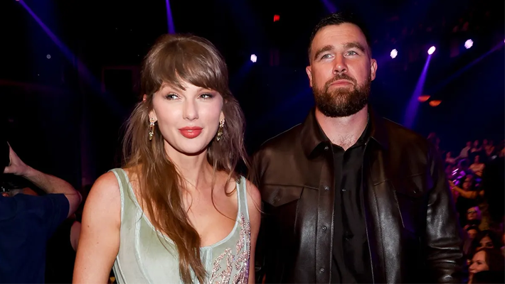 Taylor Swift and Travis Kelce