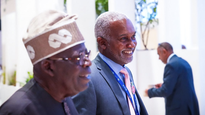 Yusuf Tuggar with President Bola Tinubu
