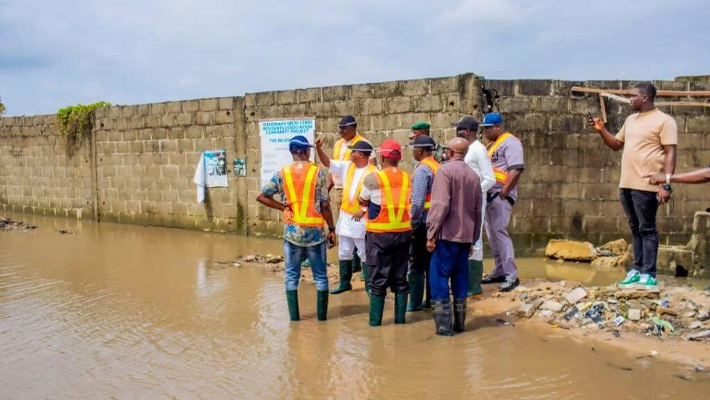 flooding in Ayobo-Ipaja LCDA