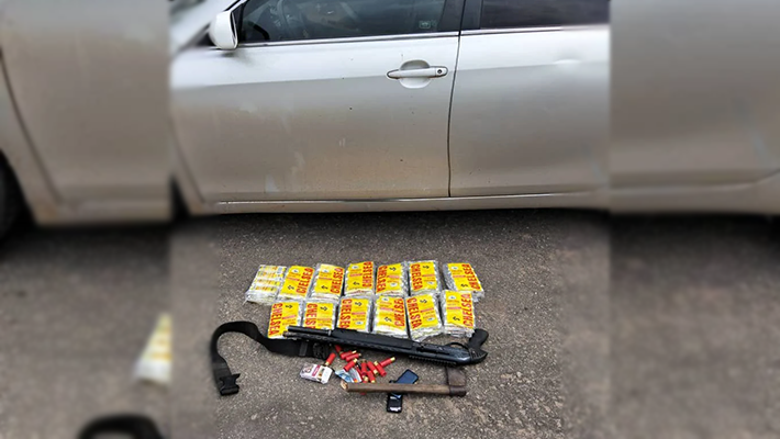 Items recovered from the criminals