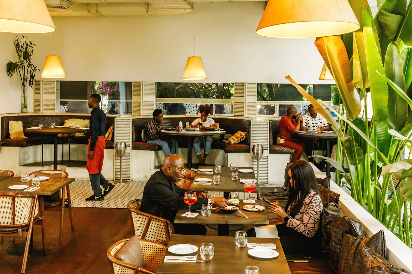 Lagosians in resturant