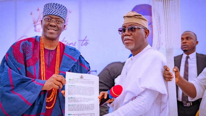 Lucky Aiyedatiwa and Olu-Oke of Oke-Igbo