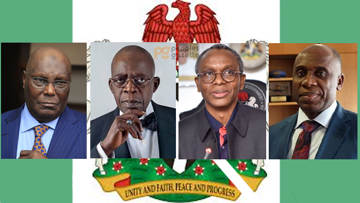 Atiku, Tinubu, El-Rufai and Amaechi