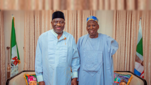 Goodluck Jonathan and Abdullahi Ganduje