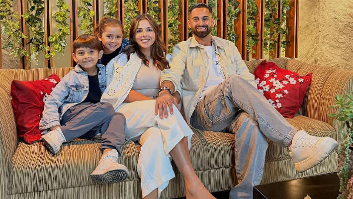 Lucas Trejo and his family