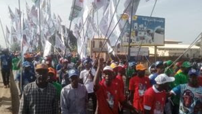 Some APC supporters in Kaduna