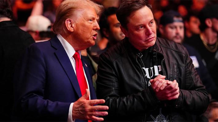 Trump with Musk
