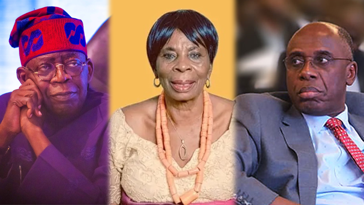 Bola Tinubu, Amaechi’s mother and Rotimi AmaechiÂ
