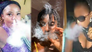 Nigerian women smoking