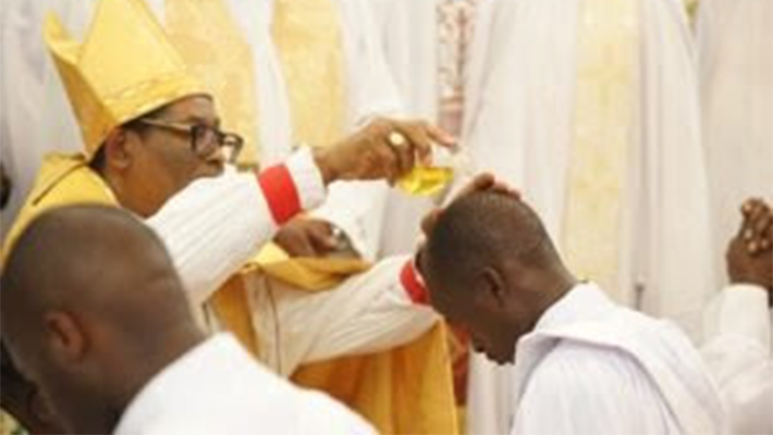 newly ordained clergy on sacrificial service