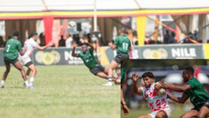 Nigeria’s Stallions at the African Men’s Sevens Series in Kampala
