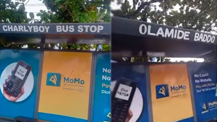 Charley Boy Bus Stop and Olamide Baddo Bus Stop