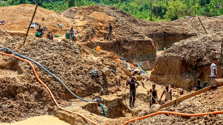 DRC mining site