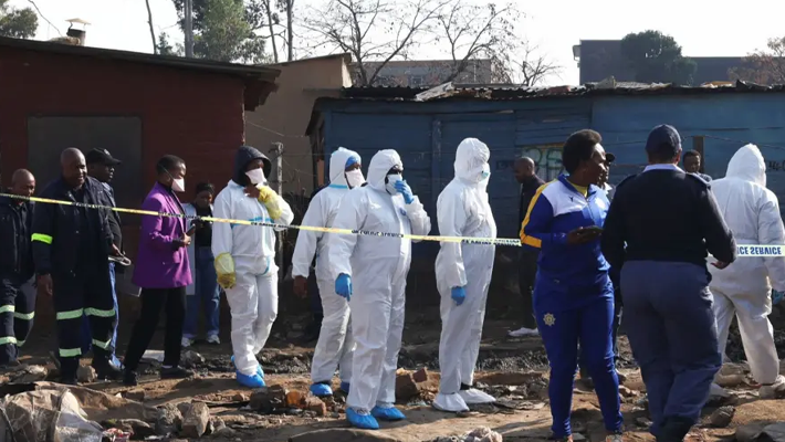 Scene of South Africa's shooting violence