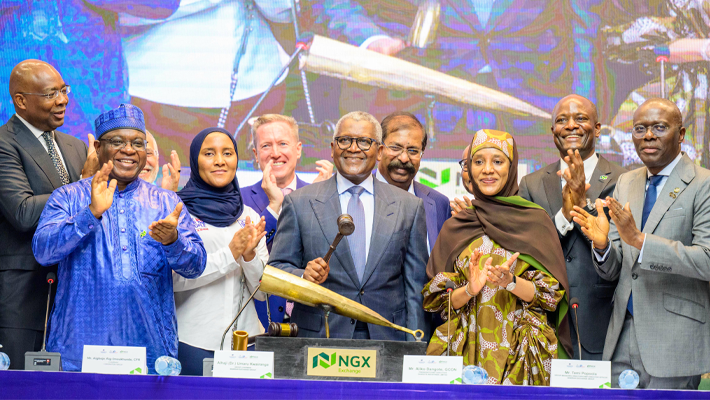 Aliko Dangote and others at the event