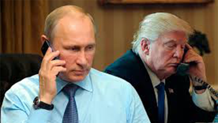 Putin and Trump on phone