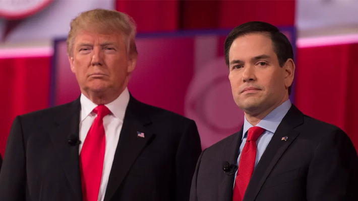 Trump with Rubio