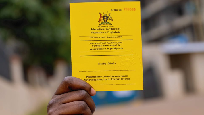 Ugandan yellow fever card